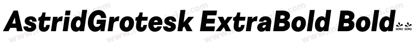 AstridGrotesk ExtraBold Bold字体转换
